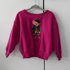 Ralph Lauren Polo Bear Fleece Sweatshirt 3T